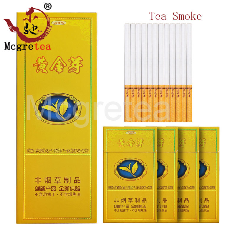 茶烟 不含尼古丁 水果味 艾喜Tea smoke Green tea smoke fine style tea king quitting