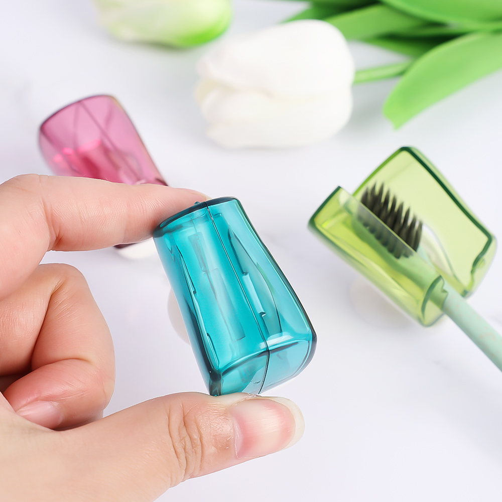 Suction Cup Dustproof Toothbrush Holder