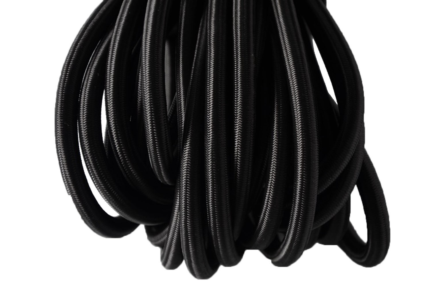 Dây Bungee Màu Đen 10Mm Dây Buộc Xuống Co Giãn