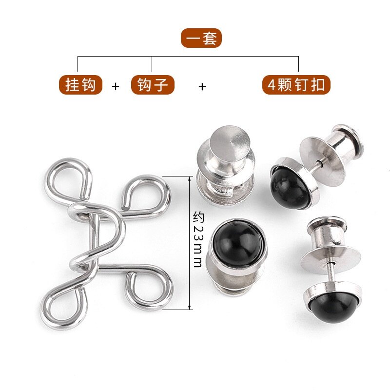 Alloy Invisible Belt Adjuster with Artificial Pearls