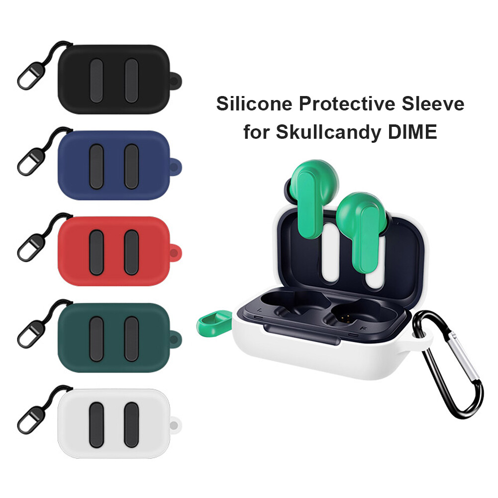 Silicone Case for Skullcandy Dime Shockproof Full Protective Cover Charging Case Accessories