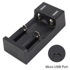 Newdv2 Cổng USB Khe Kép Bộ Sạc Pin Thông Dụng Cho 3.7V 18650 26650 14500 Li-Ion