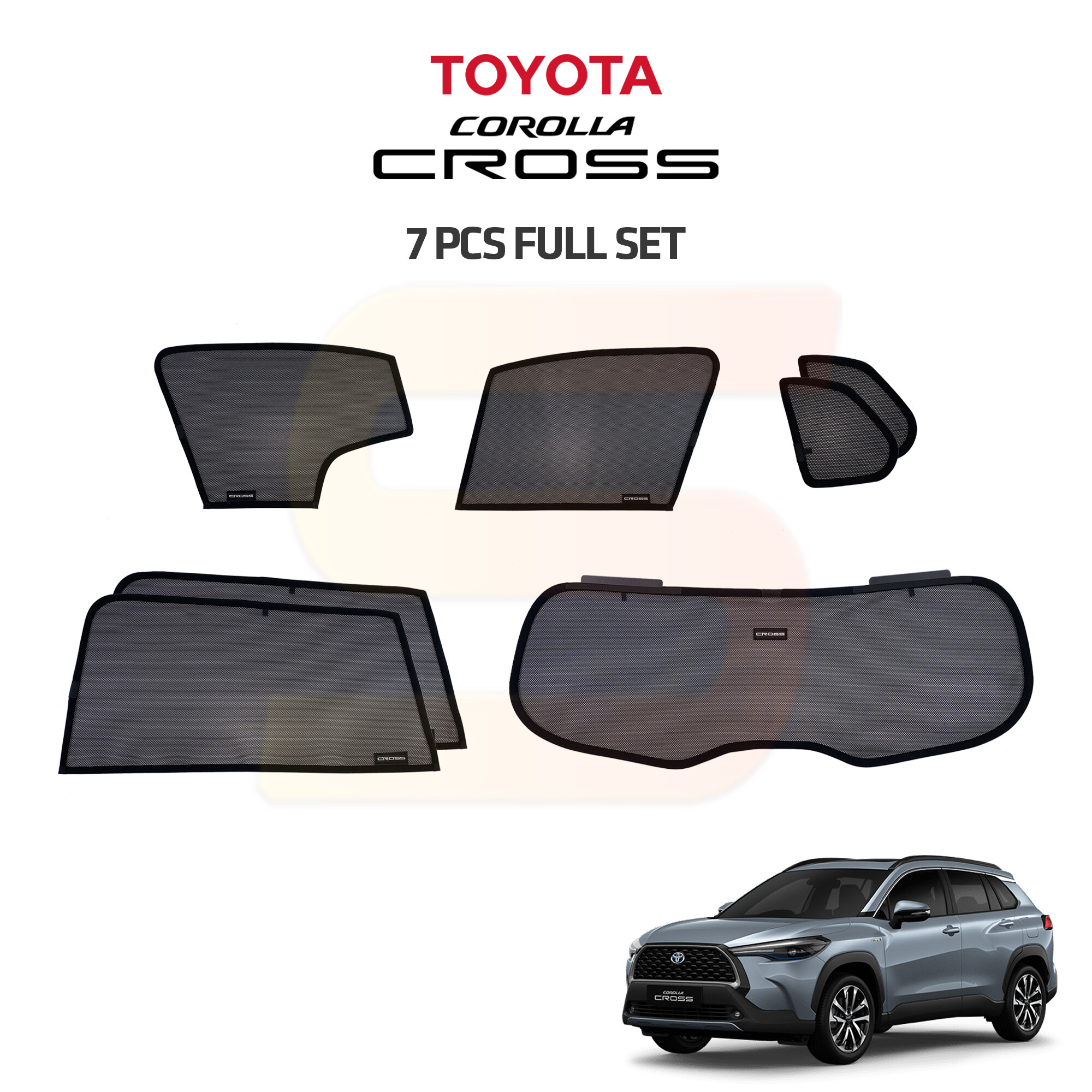 Toyota Corolla Cross Simart Shade Premium Sunshade Window