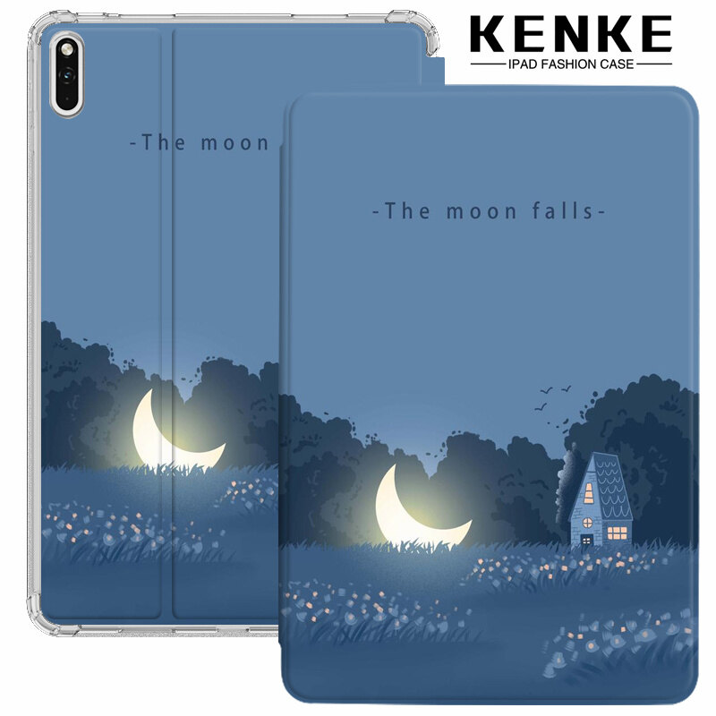 Kenke huawei case cute cartoon animal anime cover for huawei 2022 matepad pro 11 inch 2021 matepad 11 matepad 2020 10.4 matepad pro 10.8 inch case smart sleep wake-up function airbag anti-fall no pen slot