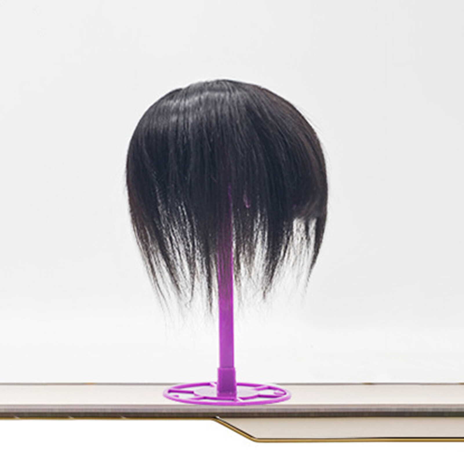 Wig Stands Folding Display Portable Multifunctional Ajustable Wig Stands for Hat Durable Wig Hat
