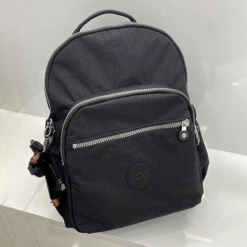 New Monkey Backpack Medium Schoolbag Ins Niche Lightweight Nylon Kipling Backpack Commuting 14 Inch Computer Bag