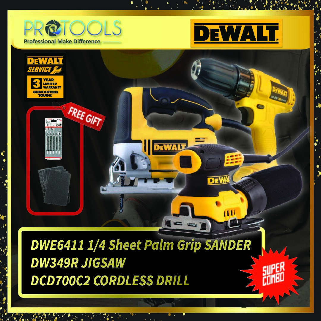 Dewalt jigsaw and store sander combo