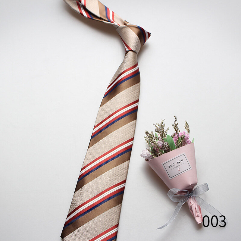 2022 New Tie 8cm Striped Tie