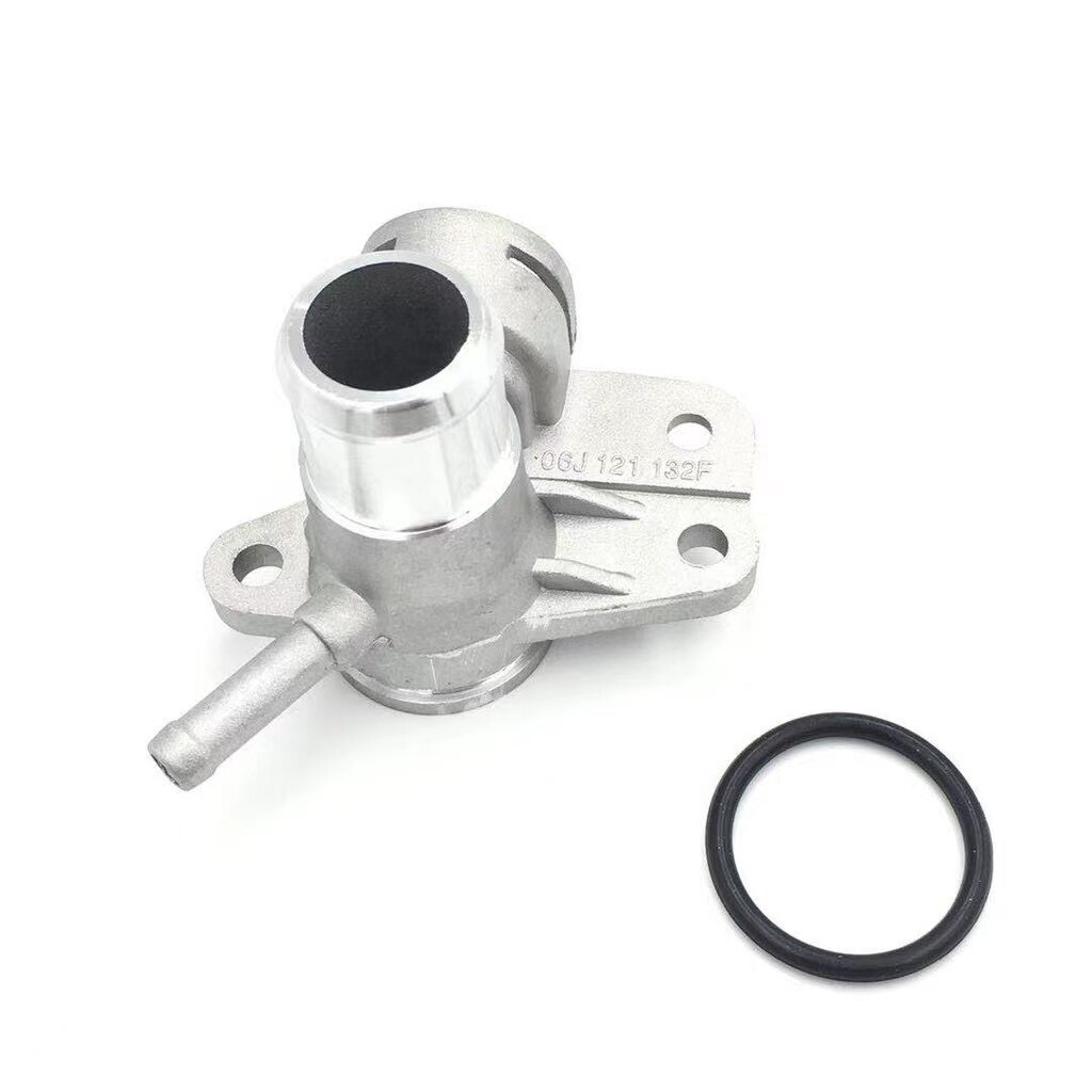 Aluminum Water Coolant Hose Connector Flange For Tiguan Passat B7 CC