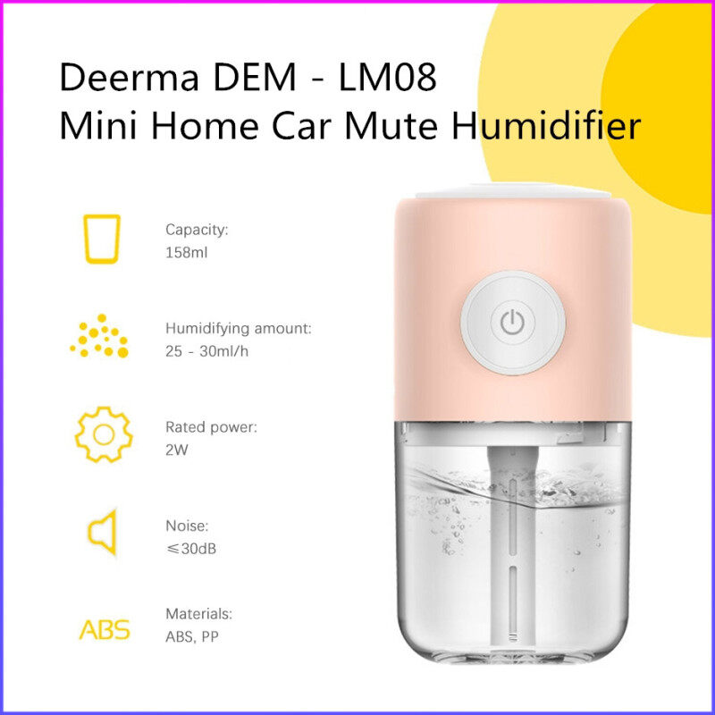 Xiaomi Deerma DEM - LM08 Mini Home Car Mute Humidifier Singapore