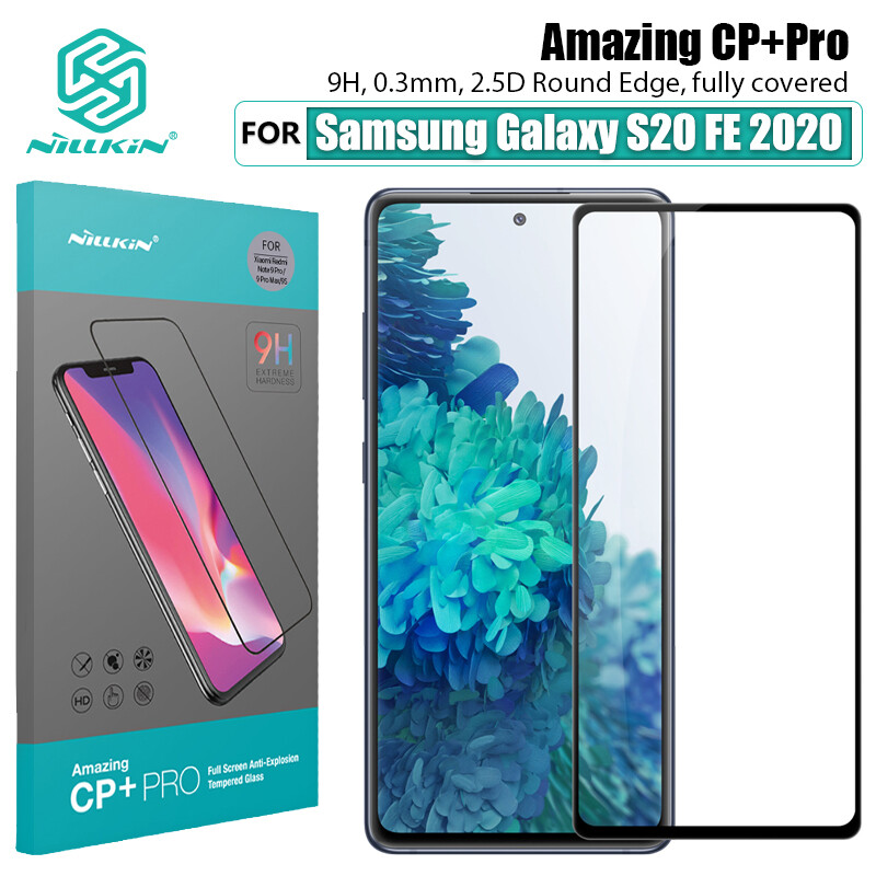Nillkin 2.5D Full Cover Tempered glass for Samsung Galaxy S20 FE / S20 Fan Edition 5G Screen Protectors CP + Pro Explosion-Proof Protective Tempered Glass Film