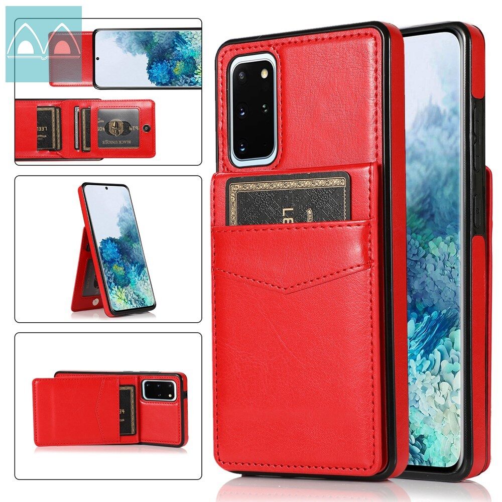 Case For Samsung A10/A10S/A11/A20/A20S/A21/A21S/A30/A30S/A40/A50/A51/A70/A71/A81/A91/A90 5G/S10 Lite/Note 10 Lite with Card Holder Leather Magnetic Clasp Stand Cover Casing