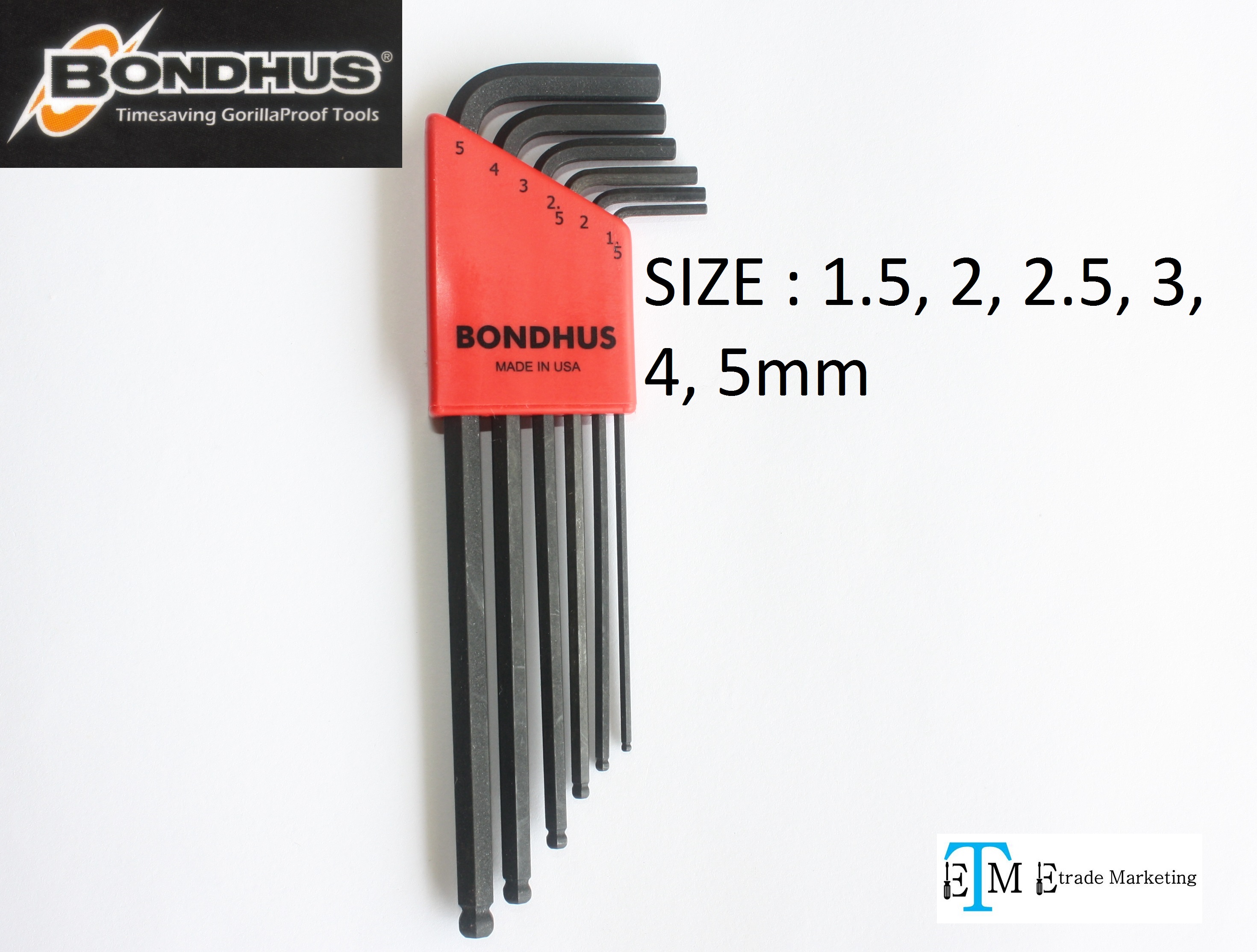 Bondhus 13168, 6mm Ball End T-Handle - Tool Guru Corporation, Lucknow...