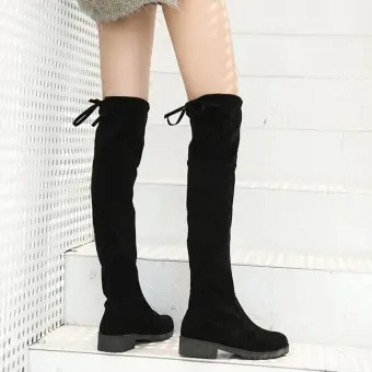 stretch knee boots