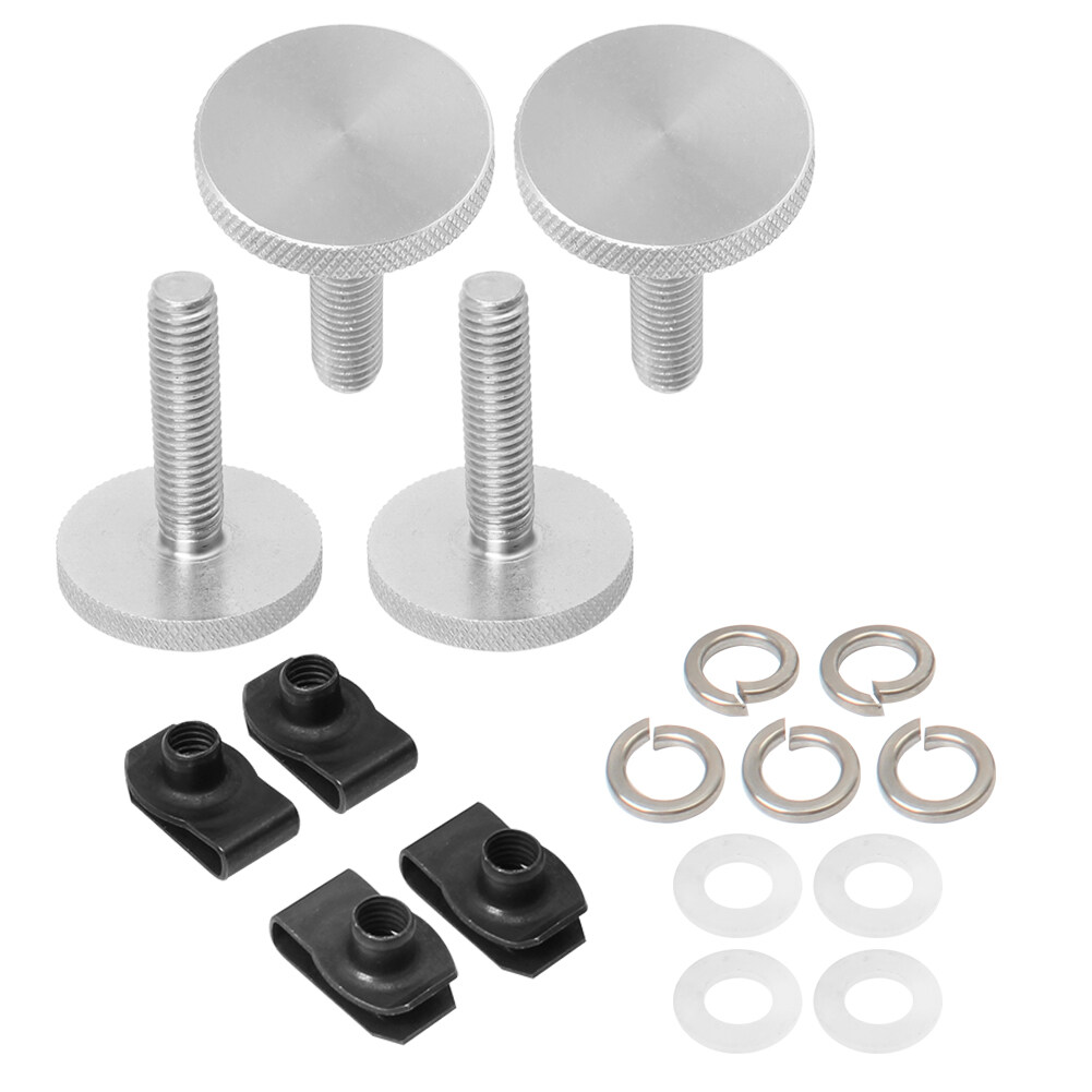 Motorcycle 4 Pieces Universal Saddle Bag Lever Lock Bolts,Nuts Kit For