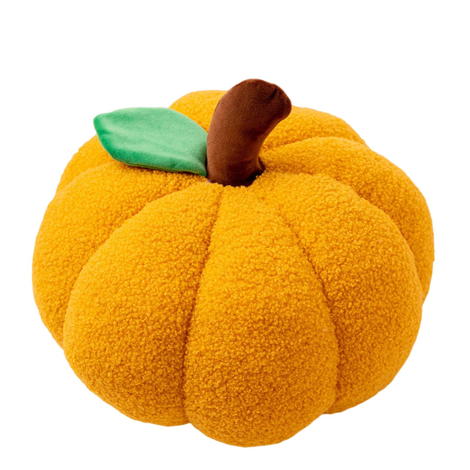 Throw Pillow Fruit Shape High Simulation Full Filling Comfortable Cartoon Soft Persimmon Pumpkin Orange Plush Toy Household Supplies