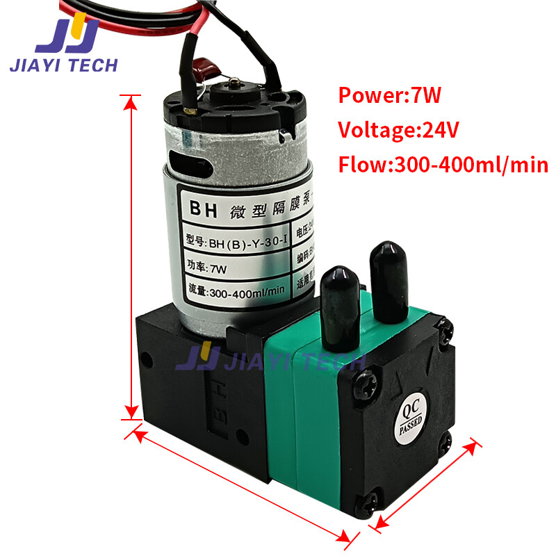 2pcs printer part bh big ink pump 7w 24v micro diaphragm liquid air small pump 3w 100-200ml/min for eco solvent inkjet printer