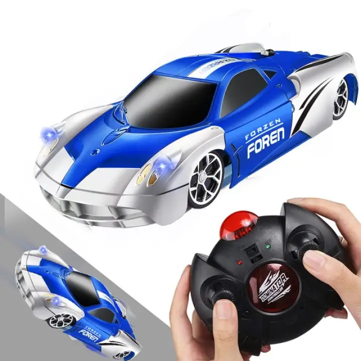 remote control car on wall