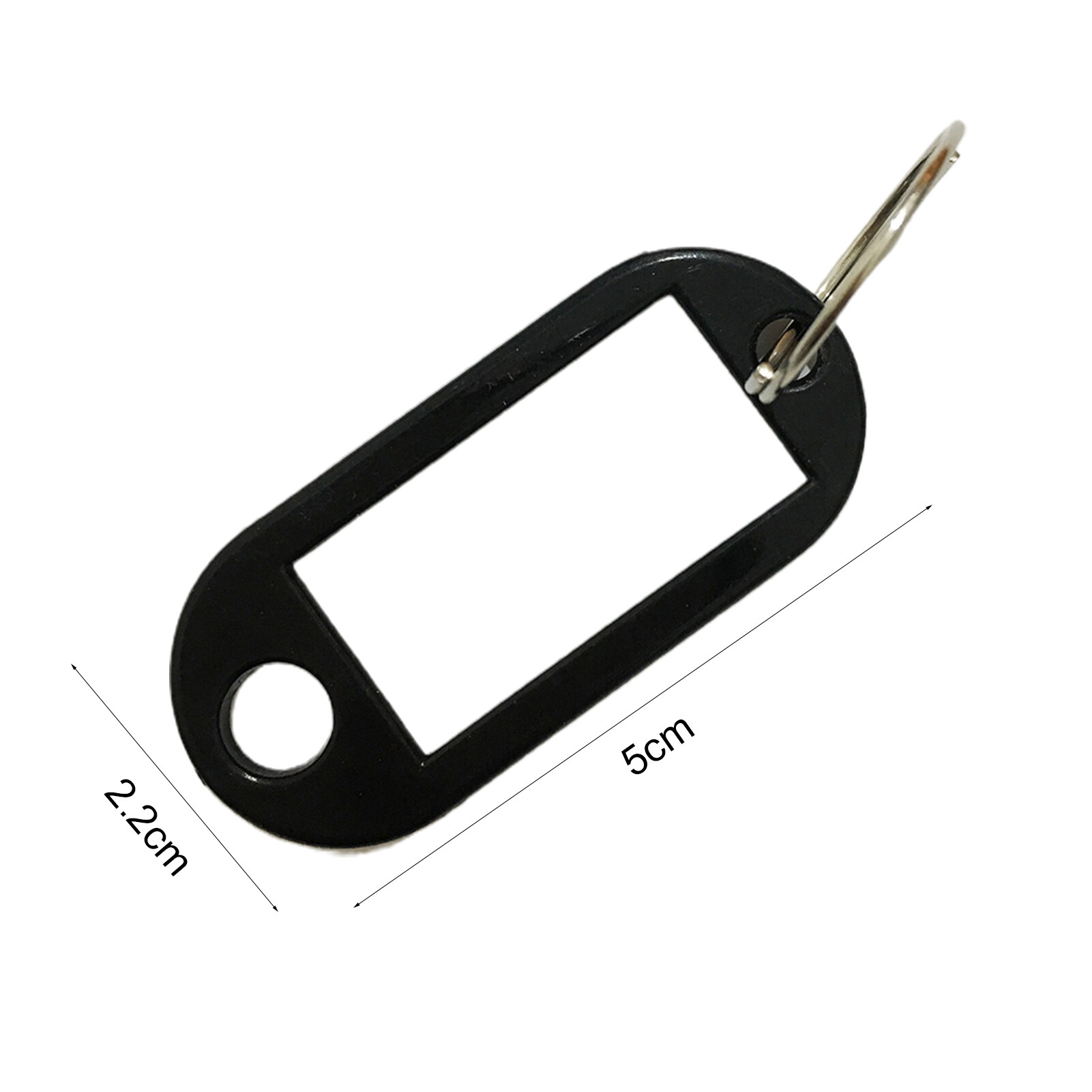 SuperRide 20Pcs Removable Key Tags with Window PP Prevent Missing Key Identifiers Bag Accessories Key Identifiers Oil-resistant