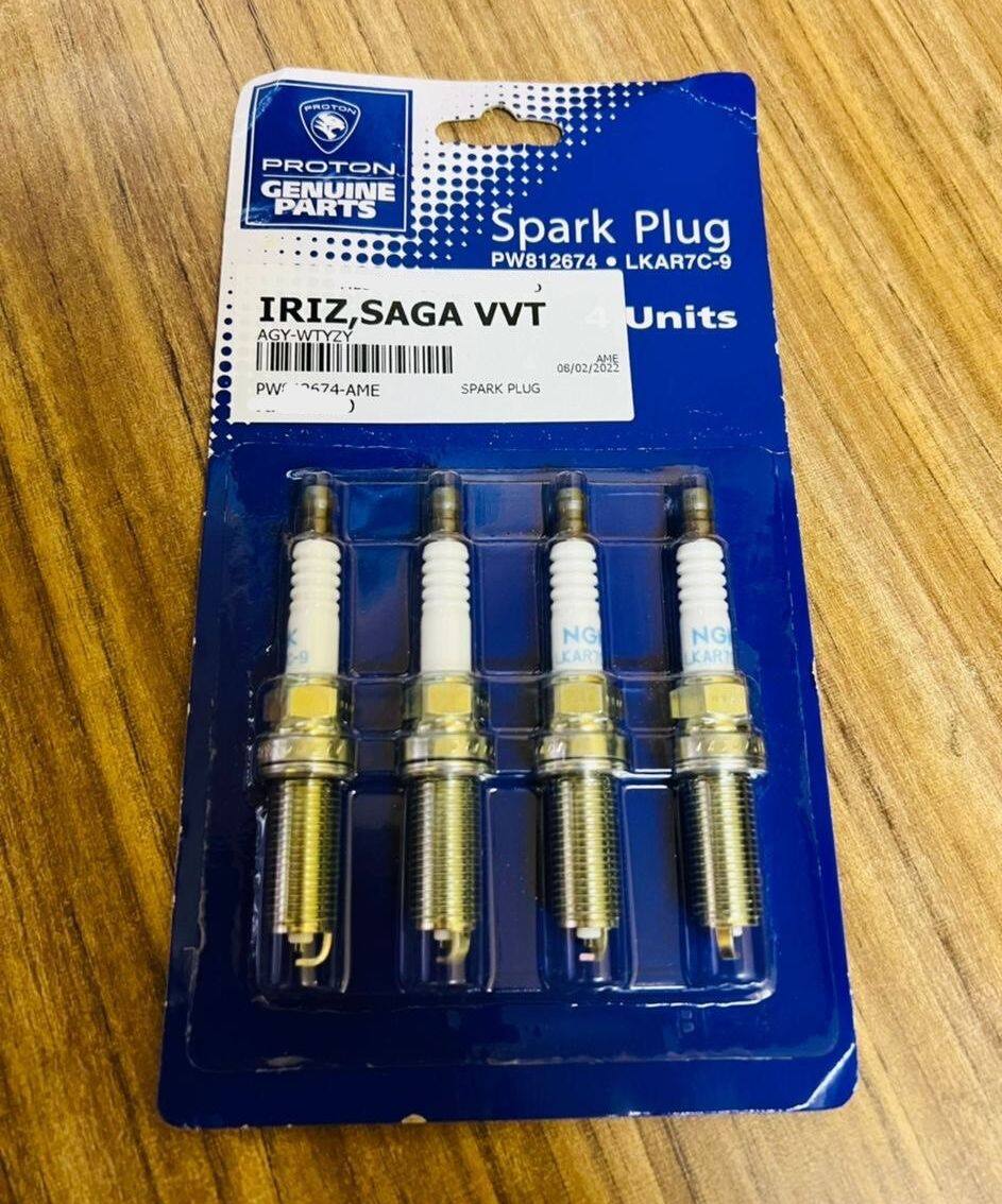 Proton Original NGK Spark Plug PW812674 LKAR7C9 For Proton Saga VVT