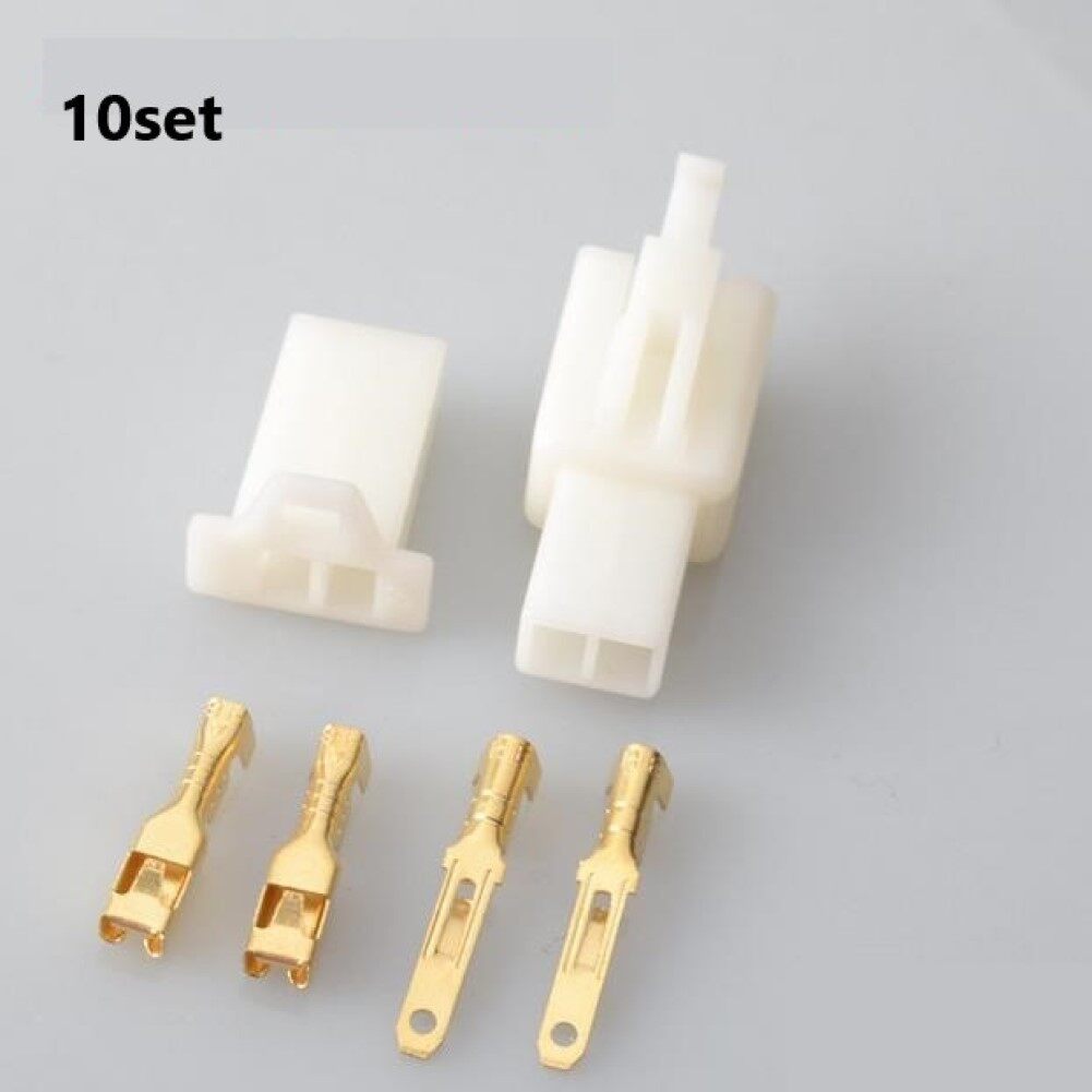 6P-20Sets Hilitchi 6.3MM Electrical Automotive Wire Connectors Male Female Socket Plug Terminal for Motorcycle Car 