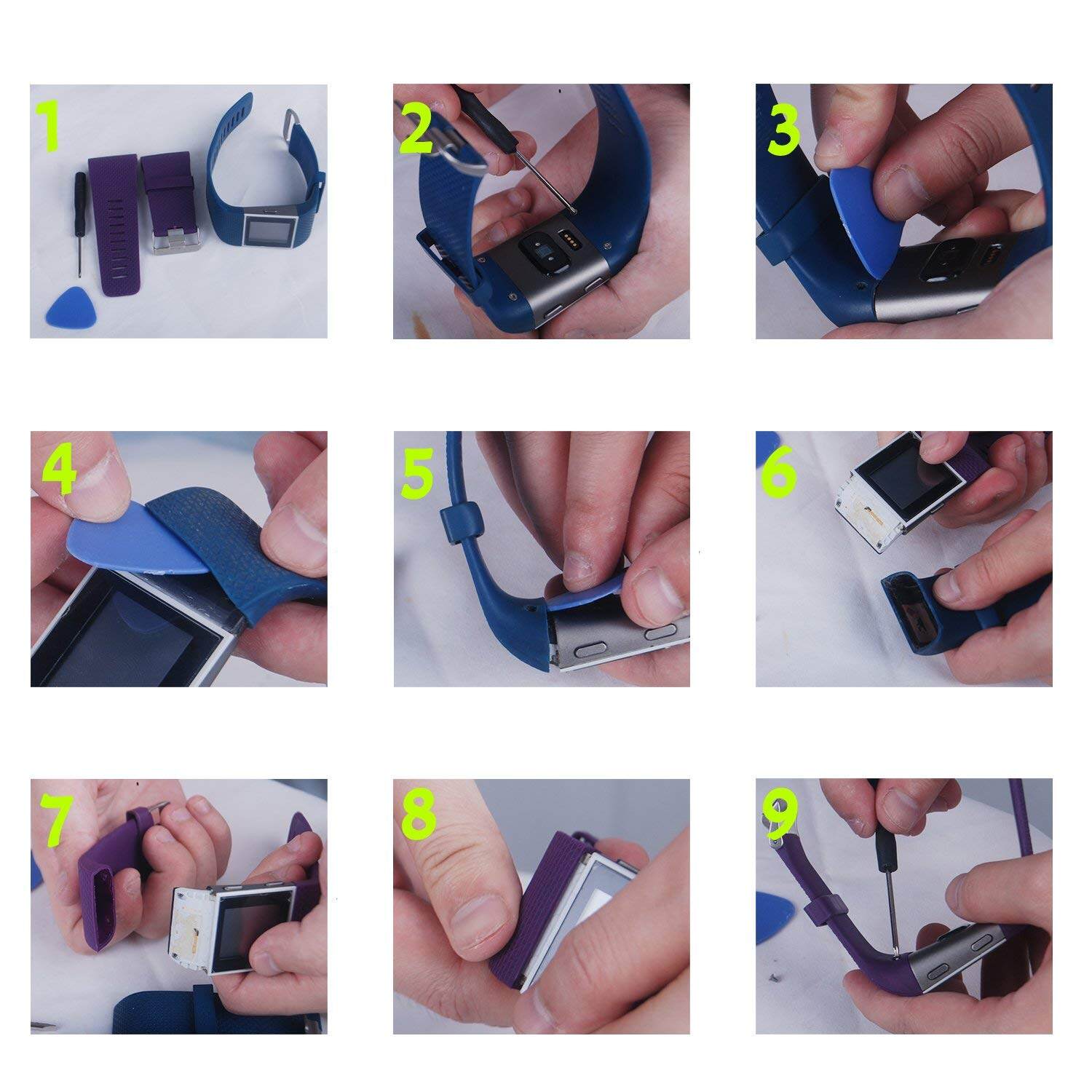 For Fitbit Surge Straps, Soft Replacement Bands Accessories Large Small
