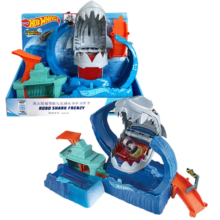 hot wheels shark track