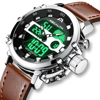 leather hand watch