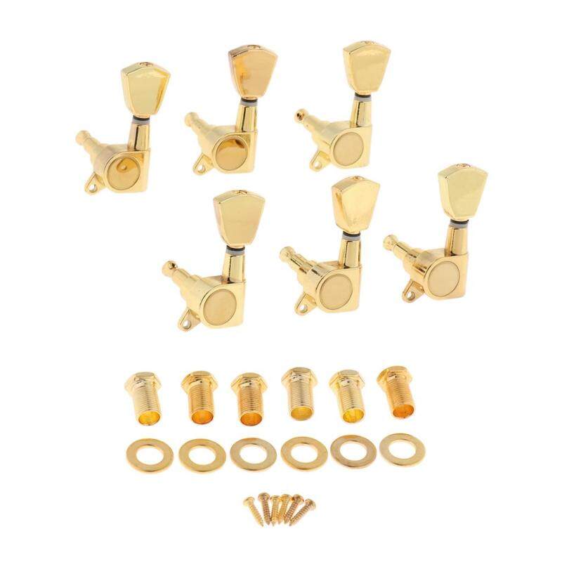 Baoblade 6L Acoustic Electric Guitar Closed Tuning Keys Pegs Machine Head - Golden Malaysia