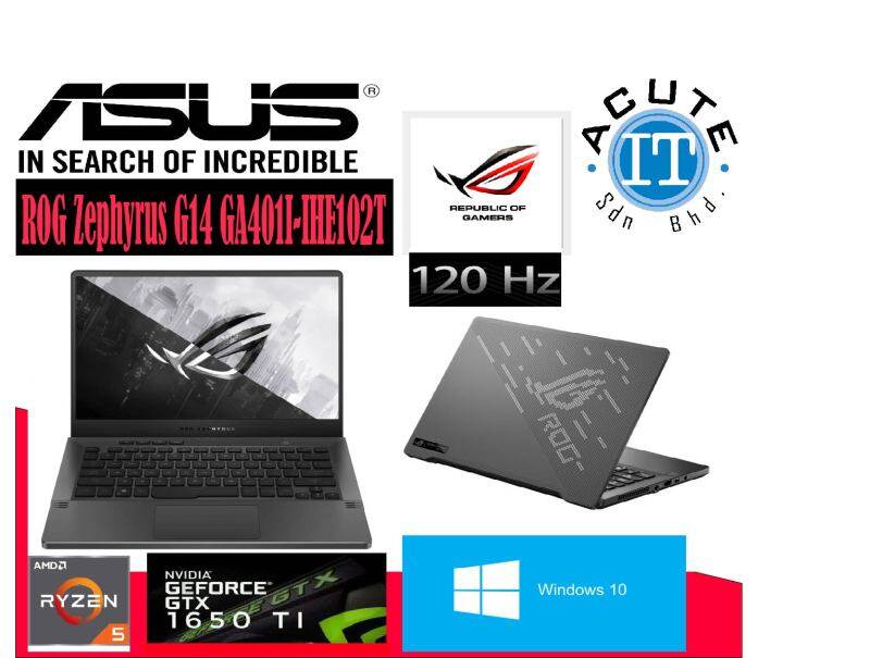 Asus ROG Zephyrus G14 GA401I-IHE102T Malaysia