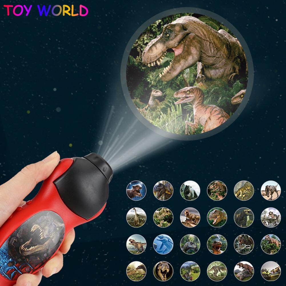 Đèn chiếu mô hình khủng long đồ chơi đèn pin máy chiếu đèn pin bé trước khi đi ngủ đồ chơi giáo dục, dành cho trẻ em, đèn pin truyện ngủ