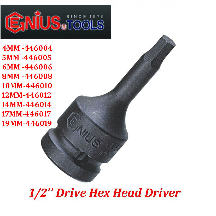 ' GENIUS '' 1/2'' DRIVE HEX HEAD DRIVERS Lazada