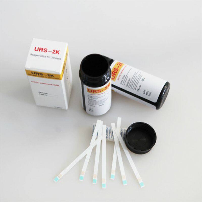 100 strips URS-2K Glucose Ketone Urine Test Strip Reagent Strip For ...