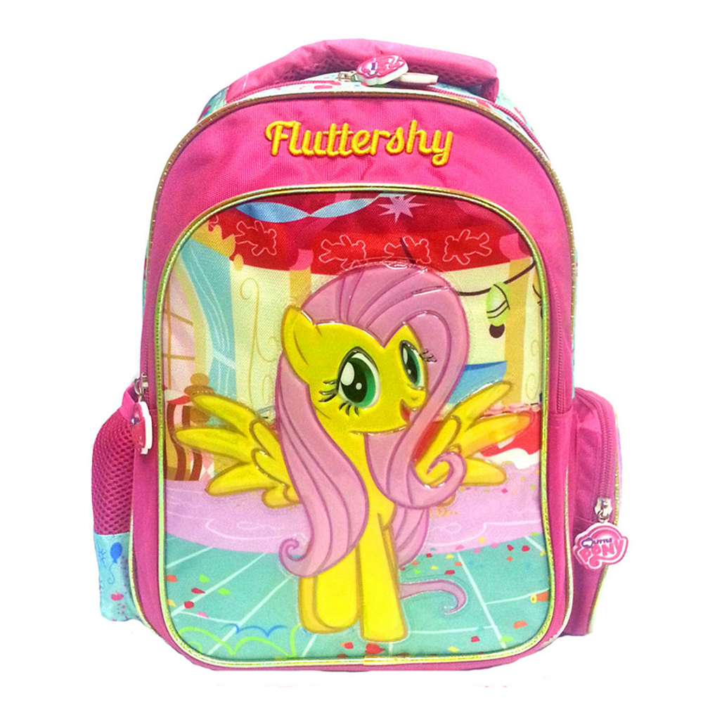 thumbnail image 2 of My Little Pony Girls' Backpack & Lunch Box Set - Rainbow Dash Design, Pink Polyester School Bag 2 of 5