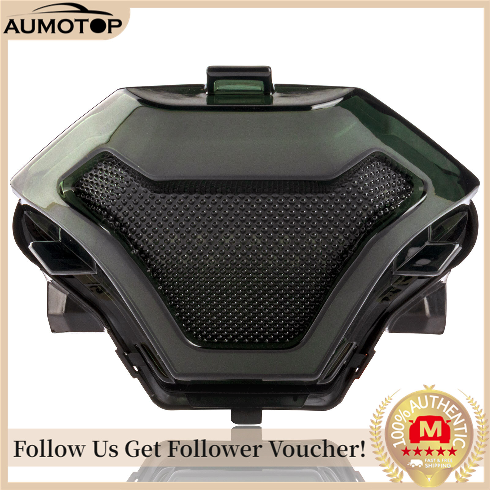 Motorcycle Brake Light Tail Lamp with LED Turn Signals Replacement for Yamaha YZF R3 R25 Y15ZR MT07 FZ07 LC150