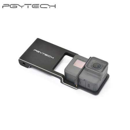 PGYTECH อะแดปเตอร์สำหรับ OSMO GoPro HERO 7 6 5 4 3 + Xiaoyi 4 K Osmo Action Mobile Zhiyun เครื่องประดับที่เรียบเนียนสวิทช์แผ่นยึดตั้งกล้อง Camera อะไหล่