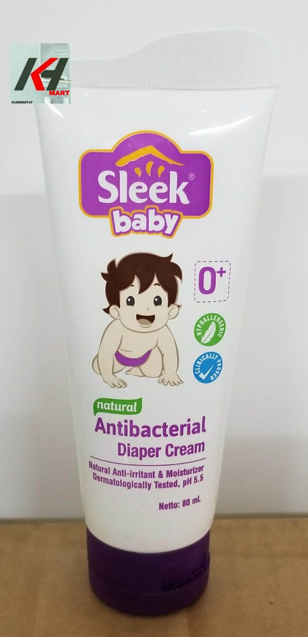 SLEEK BABY Antibacterial Diaper Cream 80ml Lazada