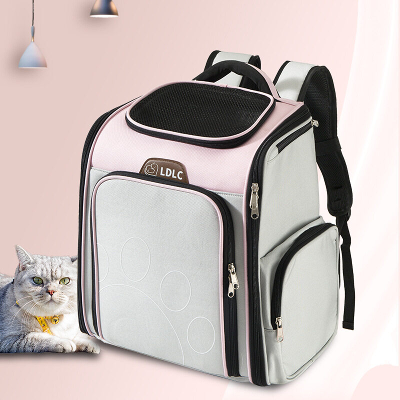 HY 2023 New Cat Bag Outward Expansion Outward Pet Backpack Folding Pet