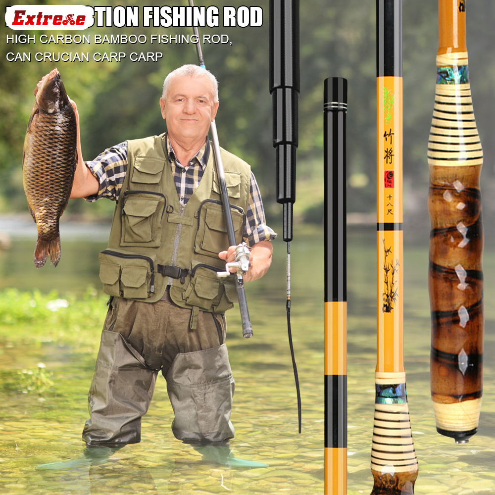 ExtremeSuper Light Carp Fishing Rod Portable Retractable Fishing Pole Long Section 28/37 Carbon Fishing Rod