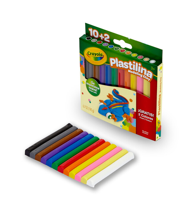 Crayola Plastilina 12 Color Modeling Clay Lazada