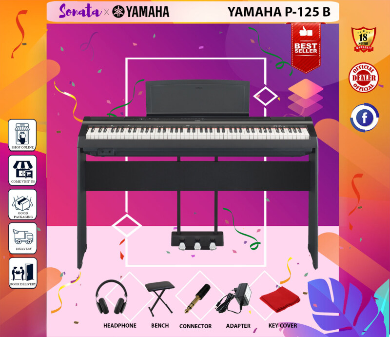 YAMAHA P - 125 B Digital Piano (P125 / P-125/ p125 ) Malaysia