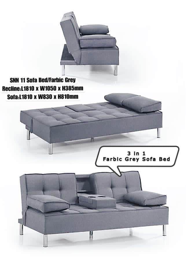 Ready Stock , 3 in 1 Sofa bed 3 seater / Foldable Sofa Bed / sofa bed
