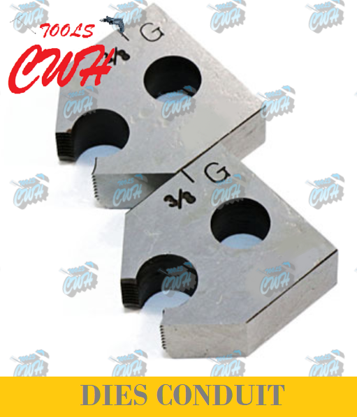 3/4" 1" 11/4" 11/2" PRC CONDUIT PIPE DIES GI PIPE DIE THREADER