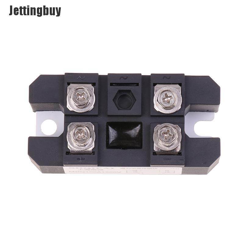 [Jettingbuy] Volt Silicon Single 1 Phase Diode Metal Case Bridge Rectifier MDQ 100A Amp 1600V