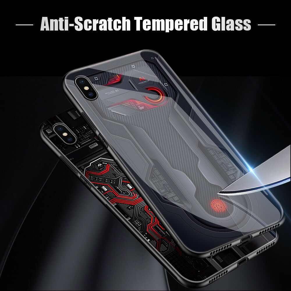 cellphone case For Samsung Galaxy S20 FE Technology Circuit Board Explorer Exploration Theme Version Case Tempered Glass Back Cover Casing