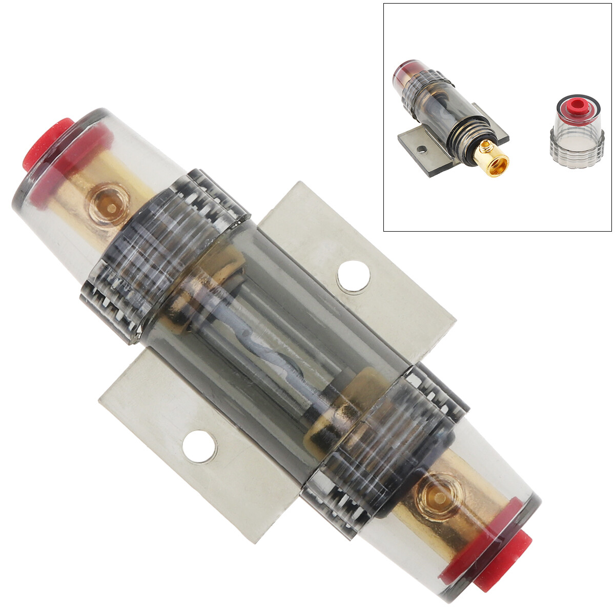 Giá đỡ cầu chì tái trang bị âm thanh xe hơi dc 12v thông dụng, loa âm thanh nổi xe hơi 60a 8 mét