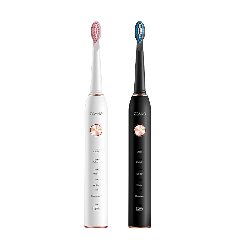 {hot} Usb Electric Toothbrushes Sonic Toothbrush - Black White Aliexpress