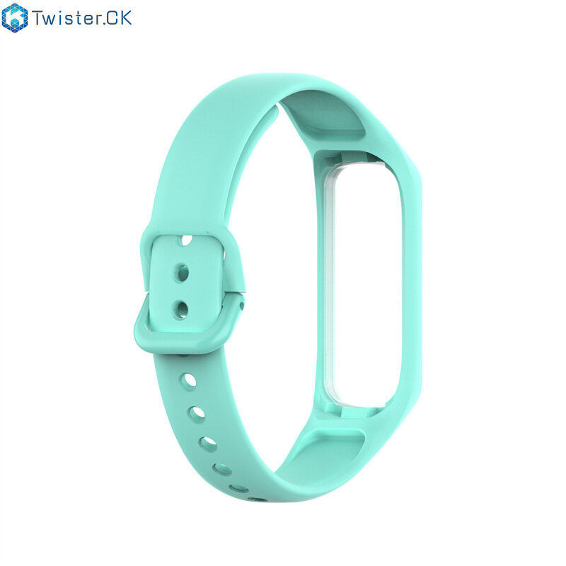Replacement Watchband Sweat-proof Comfortable Soft Silicone Strap Compatible For Samsung Galaxy Fit2 R220