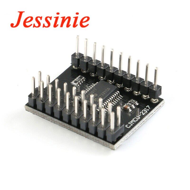 MCP23017 Serial Interface Module IIC I2C SPI MCP23S17 Bidirectional 16 Bit I/O Expander Pins 10Mhz Serial Interface Module
