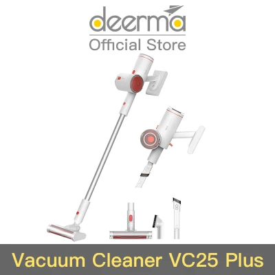 [Deerma Official Store] VC25 Plus Cordless Vacuum Cleaner Ultra Light Handheld Vacuum 12KPa suction Exercise Equipment Global Version 1 Year Warranty